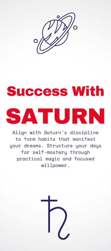 Saturn success tips witchcraft