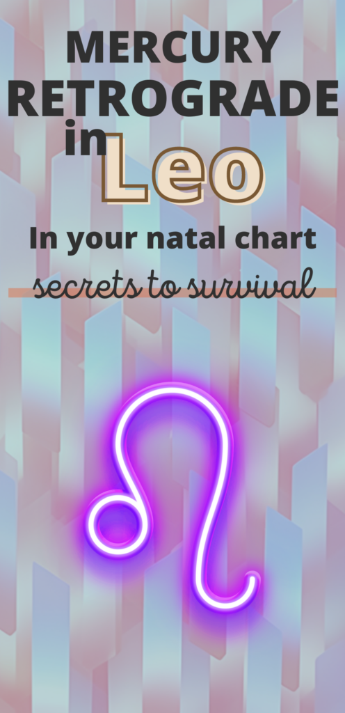 Mercury Retrograde In Leo In Your Natal Chart lifestyle