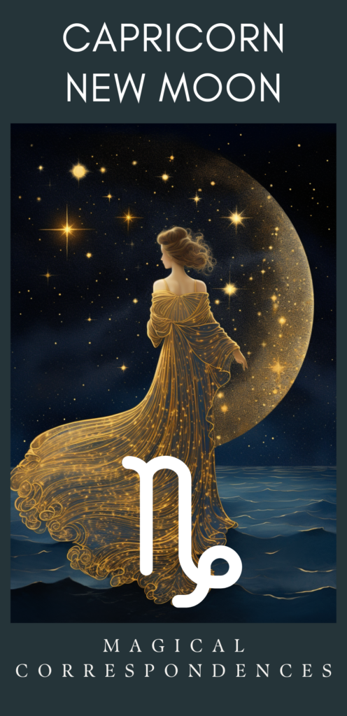 New moon in Capricorn crystals