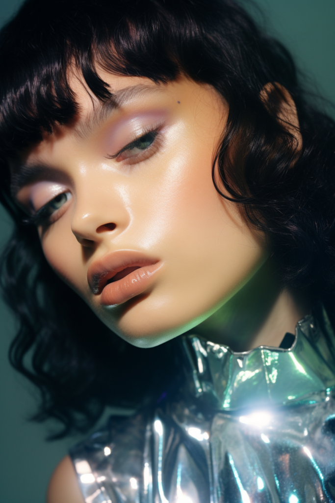 7 Holographic highlight and pearl accents to evoke the moonlight