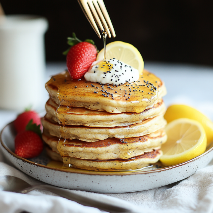 Spring Breakfast Lemon Poppy Seed Pancakes Lemon Poppy Seed Pancakes