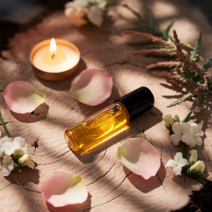 Decorative Image | Essential Oil Anointing Ritual for Attraction and Confidence | Essential oils are more than just a sensory pleasure. For witches and magical practitioners, they’re a direct pathway to aligning energy, boosting intentions, and becoming irresistible. This anointing ritual is simple enough for beginners yet potent enough for seasoned witches who want to infuse their everyday life with intention and magic.