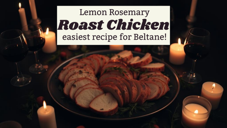 Sliced pieces of roasted chicken are arranged on a speckled ceramic plate with roasted carrots and a sprig of rosemary. The chicken is drizzled with pan sauce, with soft shadows and warm lighting enhancing the details.